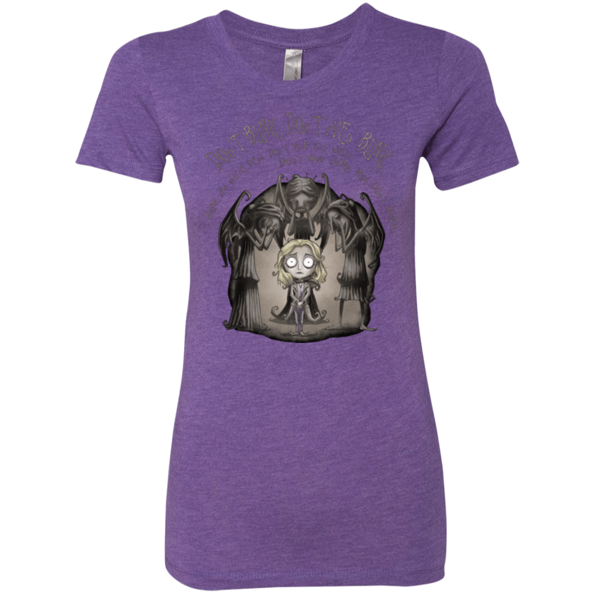 T-Shirts Purple Rush / Small Dont Blink Women's Triblend T-Shirt