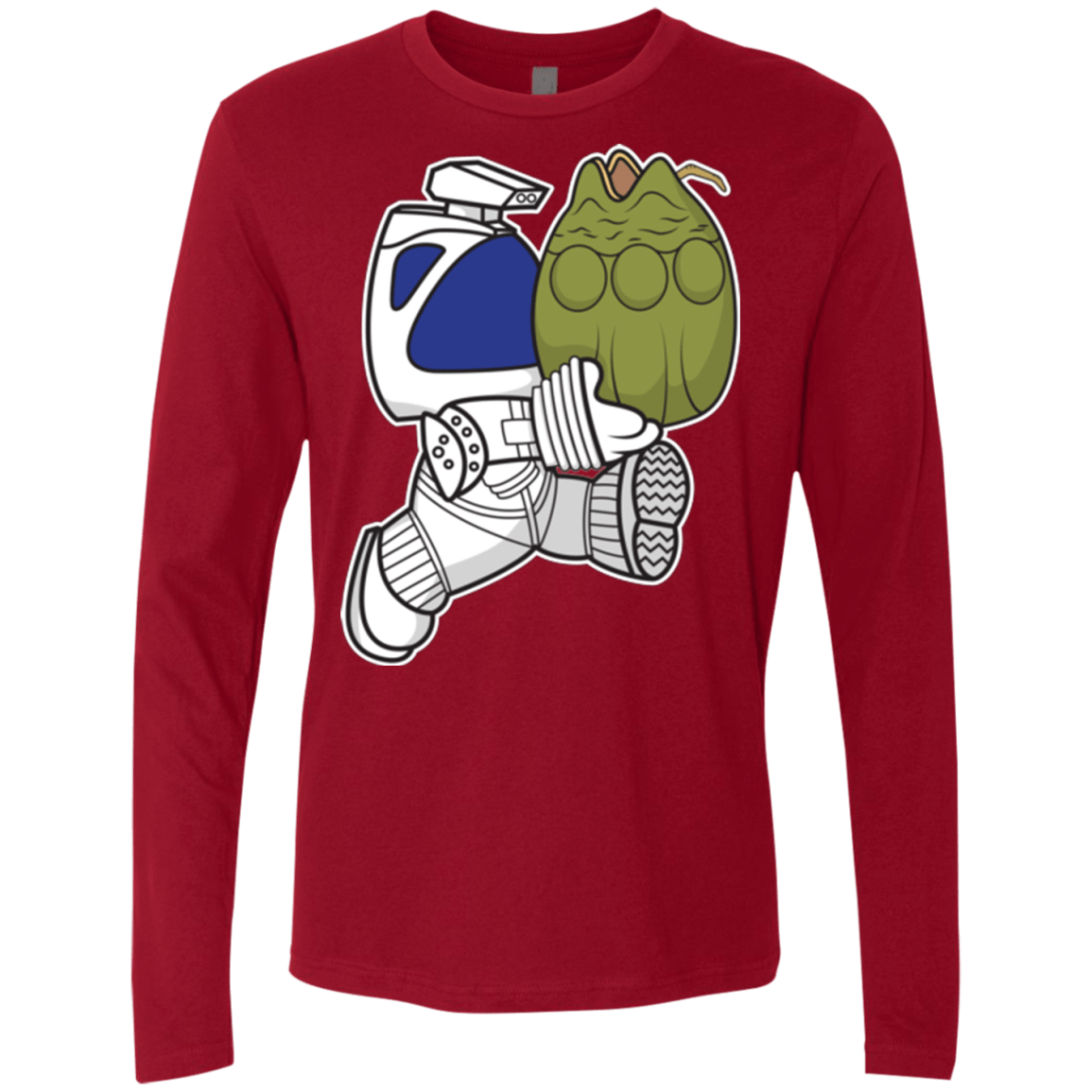 T-Shirts Cardinal / Small Dont Drop The Egg Men's Premium Long Sleeve