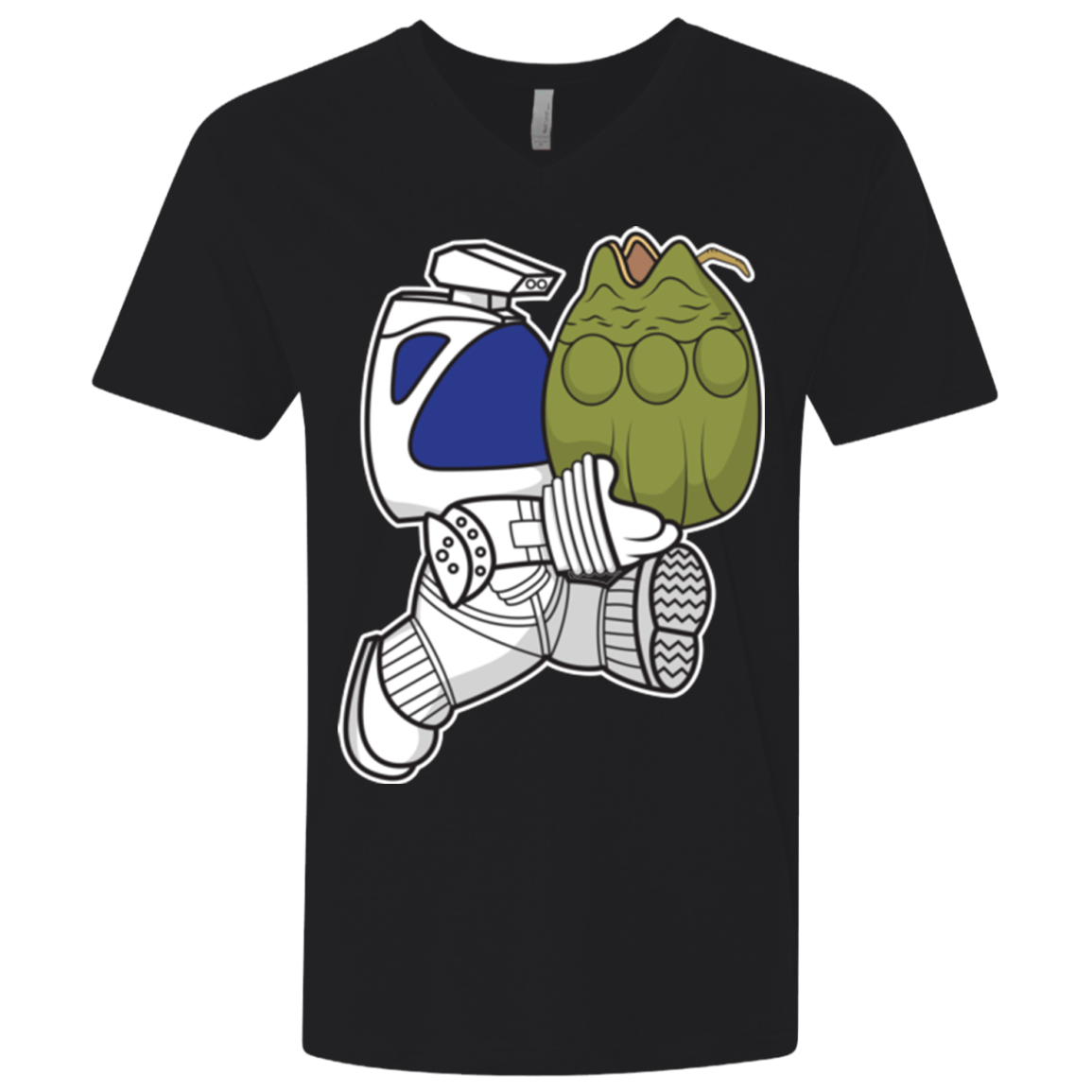 T-Shirts Black / X-Small Dont Drop The Egg Men's Premium V-Neck