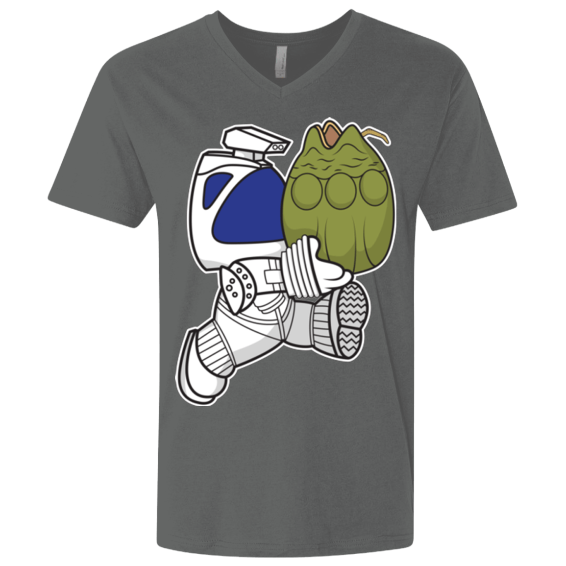 T-Shirts Heavy Metal / X-Small Dont Drop The Egg Men's Premium V-Neck