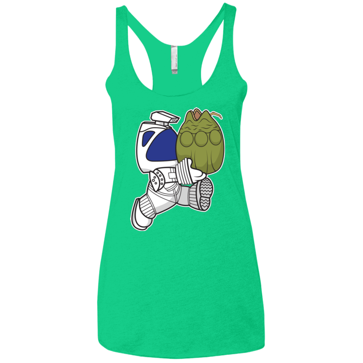 T-Shirts Envy / X-Small Dont Drop The Egg Women's Triblend Racerback Tank