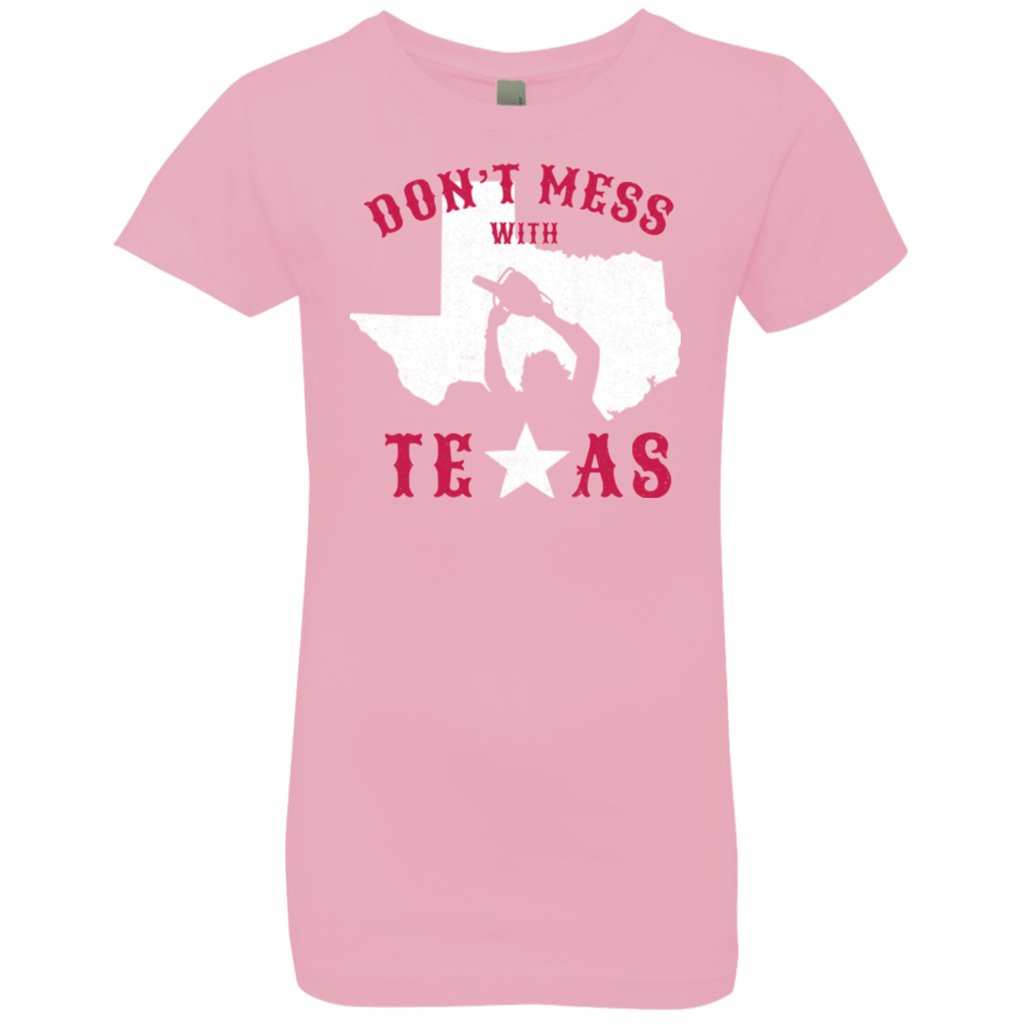 T-Shirts Light Pink / YXS Dont Mess With Texas Girls Premium T-Shirt