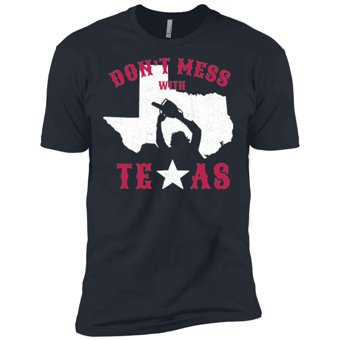 T-Shirts Indigo / X-Small Dont Mess With Texas Men's Premium T-Shirt