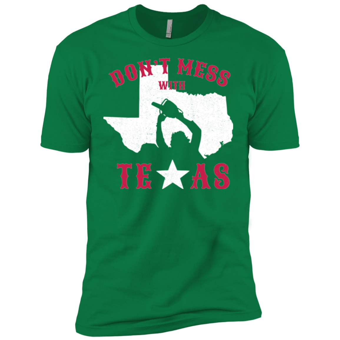 T-Shirts Kelly Green / X-Small Dont Mess With Texas Men's Premium T-Shirt