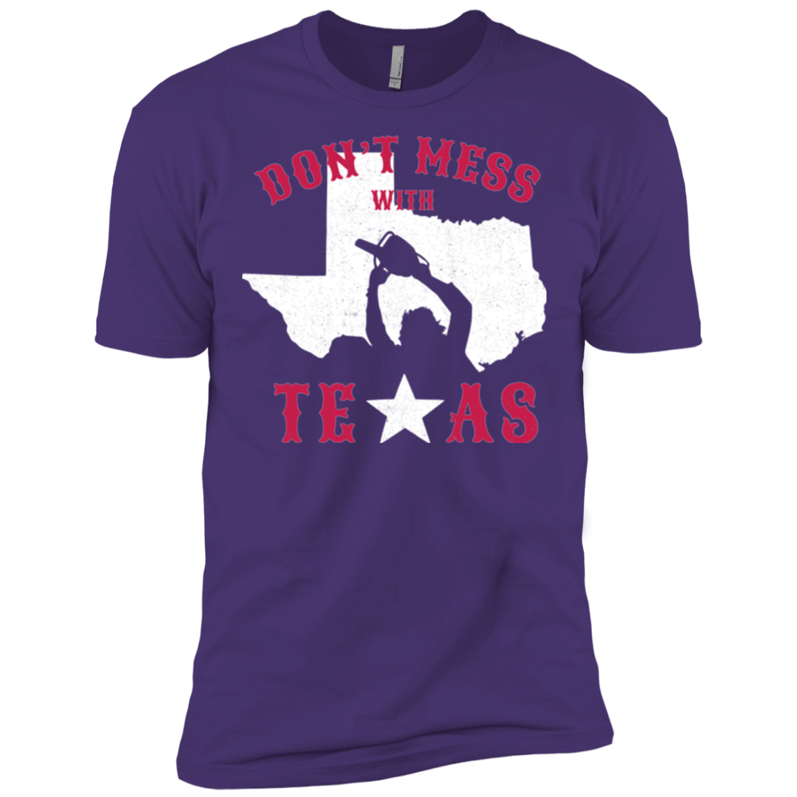 T-Shirts Purple / X-Small Dont Mess With Texas Men's Premium T-Shirt