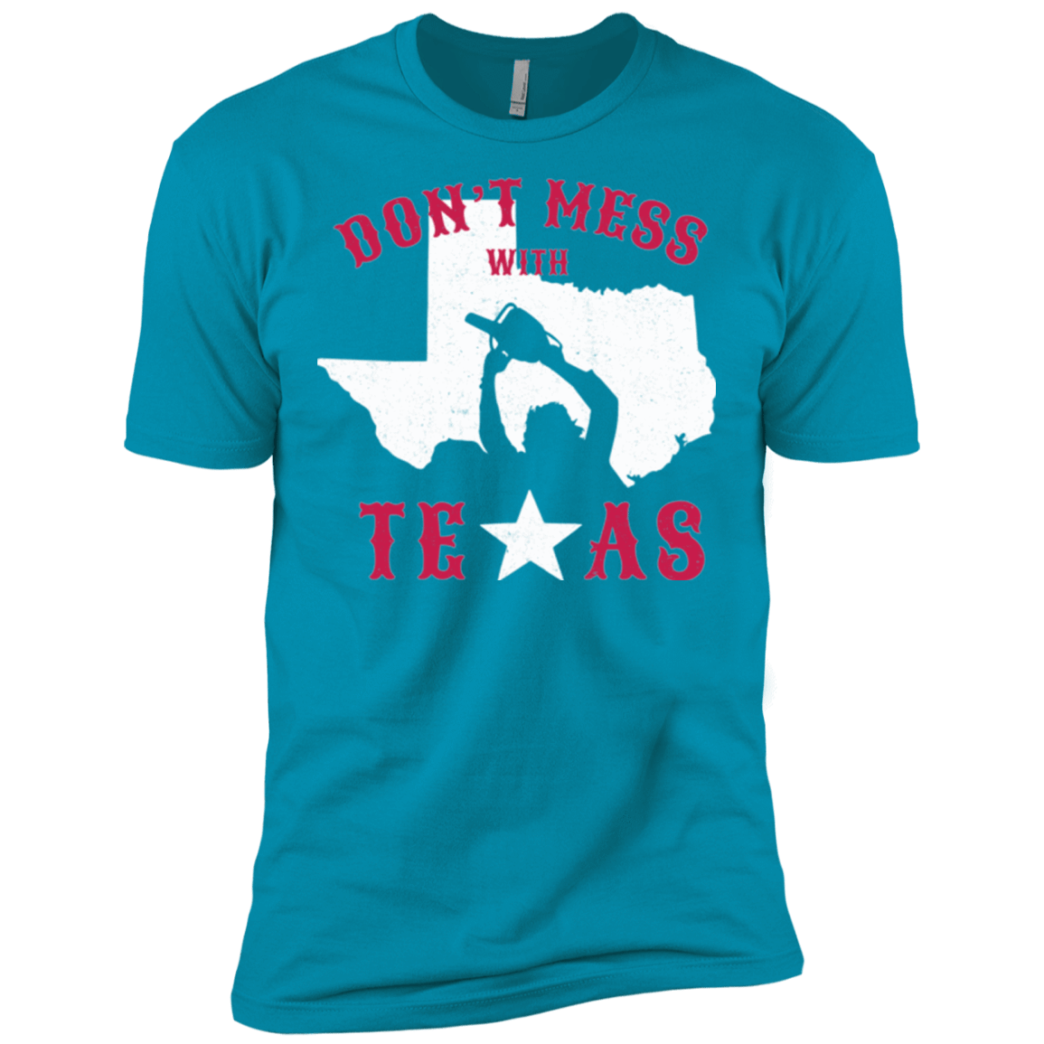 T-Shirts Turquoise / X-Small Dont Mess With Texas Men's Premium T-Shirt