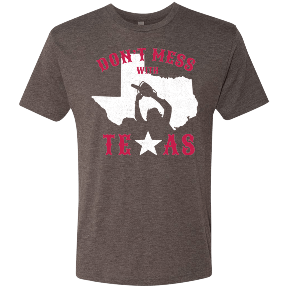 T-Shirts Macchiato / Small Dont Mess With Texas Men's Triblend T-Shirt