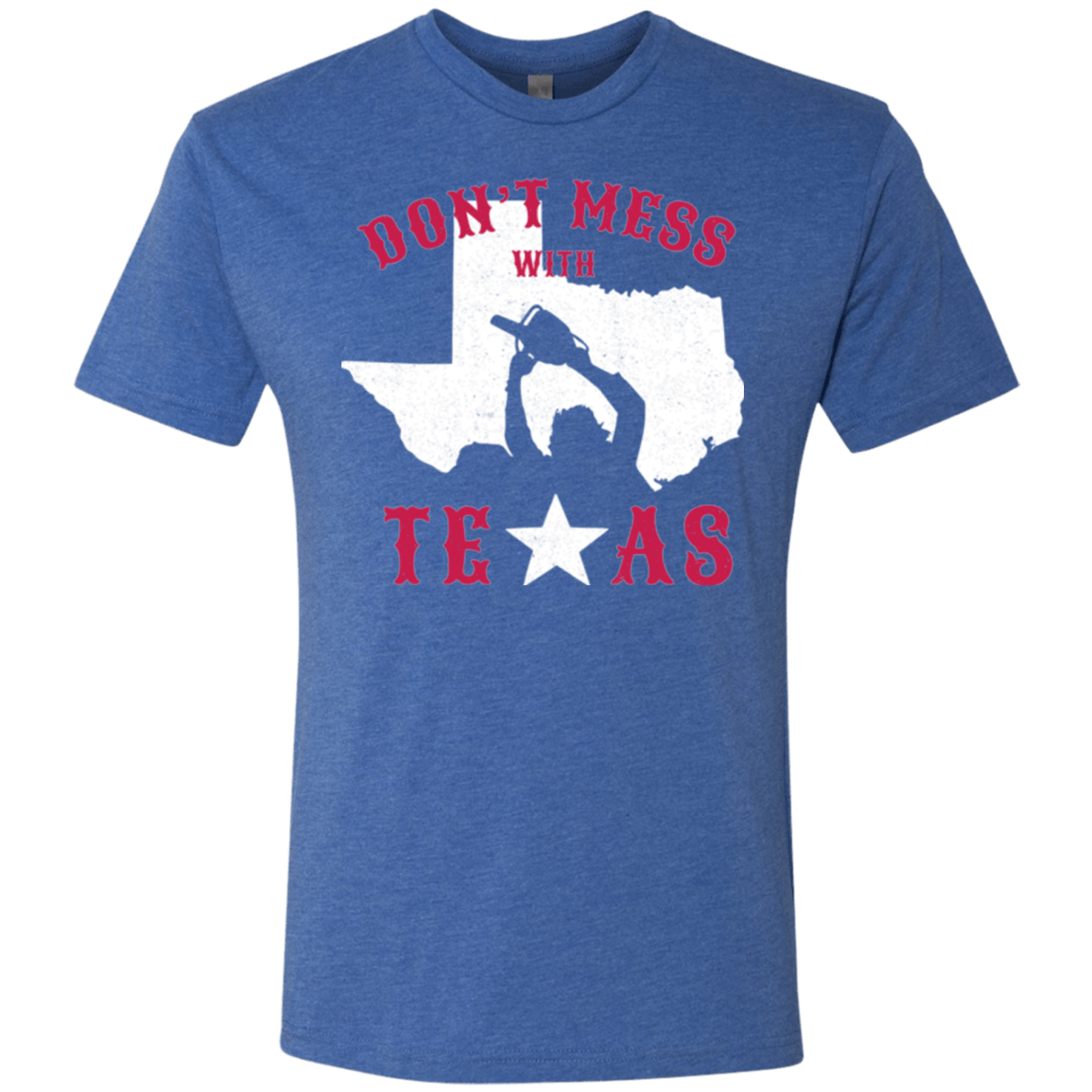 T-Shirts Vintage Royal / Small Dont Mess With Texas Men's Triblend T-Shirt