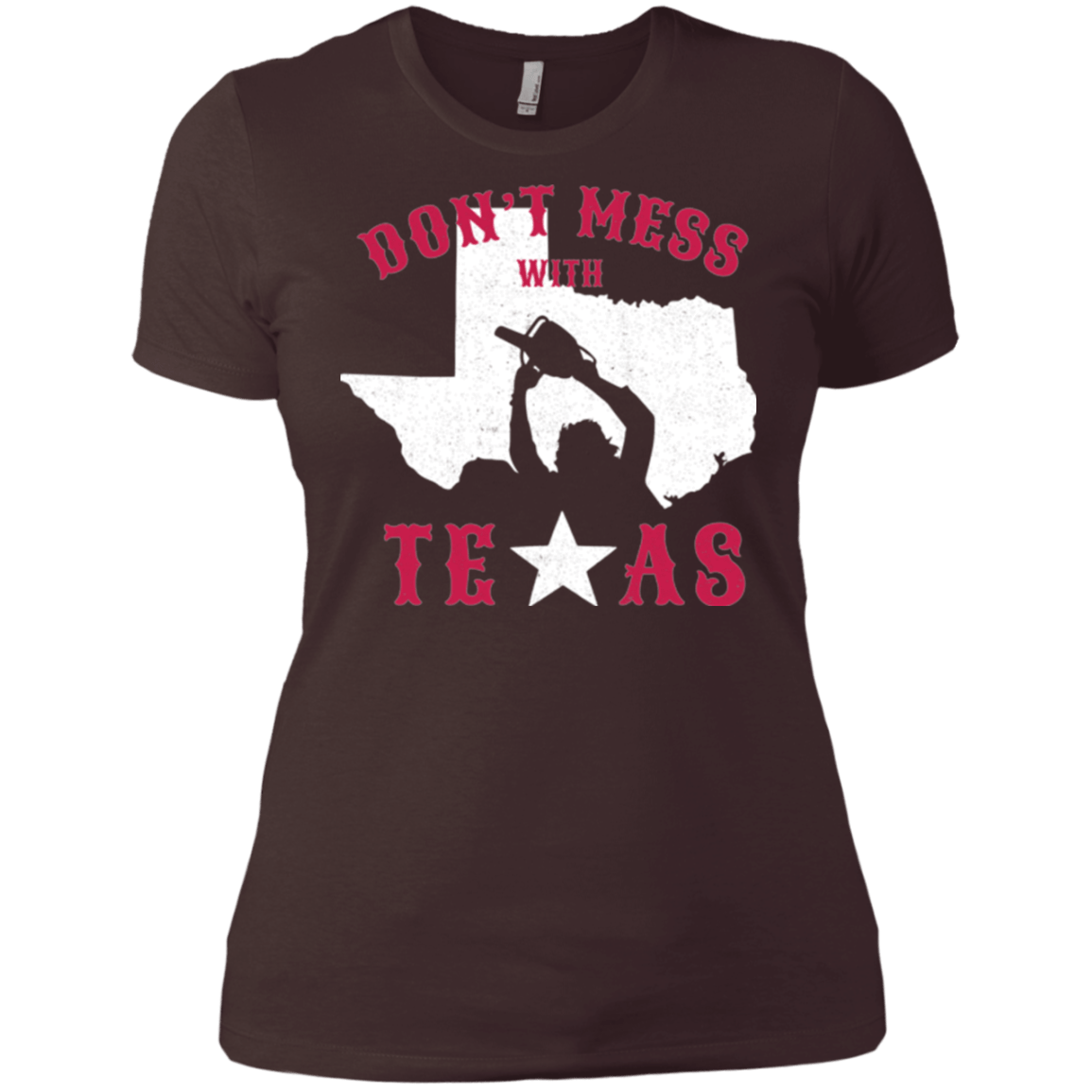 T-Shirts Dark Chocolate / X-Small Dont Mess With Texas Women's Premium T-Shirt