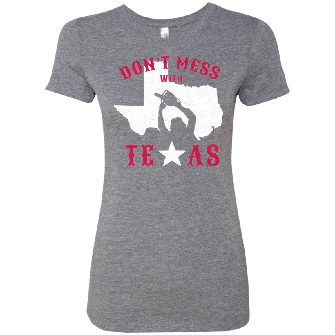 T-Shirts Premium Heather / Small Dont Mess With Texas Women's Triblend T-Shirt