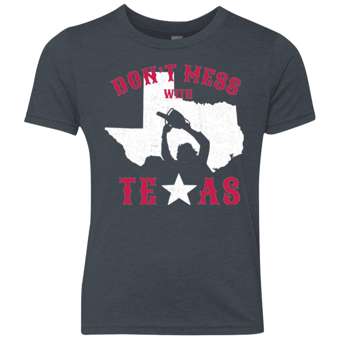 T-Shirts Vintage Navy / YXS Dont Mess With Texas Youth Triblend T-Shirt