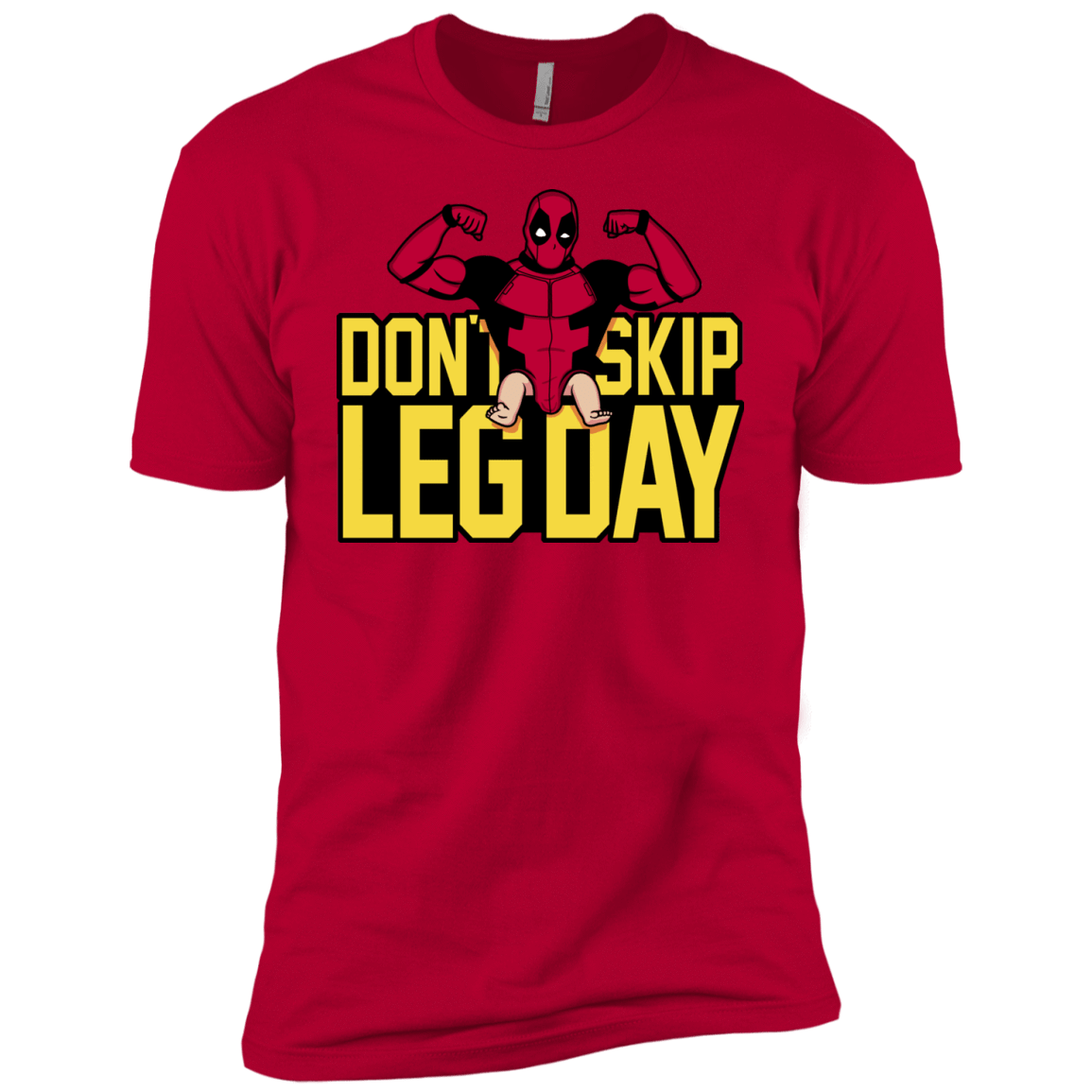 T-Shirts Red / YXS Dont Skip Leg Day Boys Premium T-Shirt