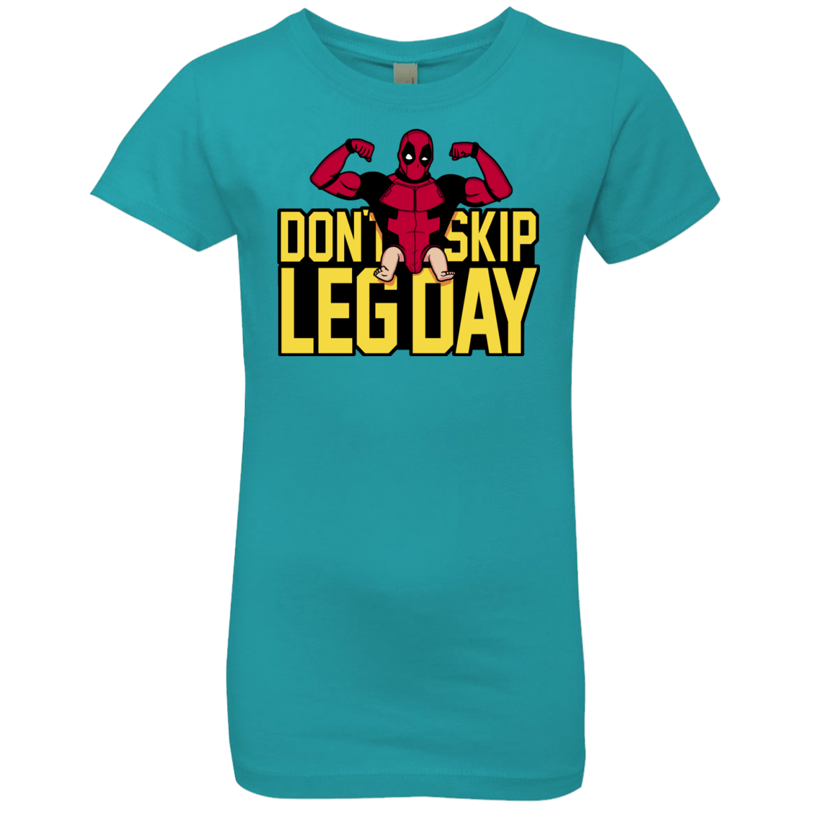 T-Shirts Tahiti Blue / YXS Dont Skip Leg Day Girls Premium T-Shirt