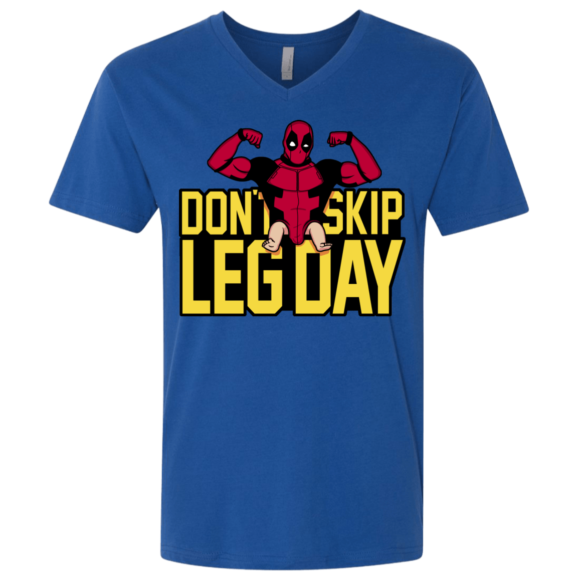 T-Shirts Royal / X-Small Dont Skip Leg Day Men's Premium V-Neck