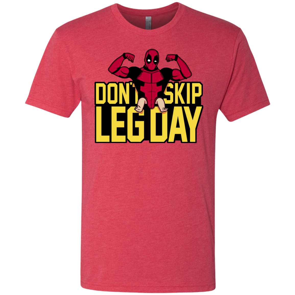 T-Shirts Vintage Red / S Dont Skip Leg Day Men's Triblend T-Shirt