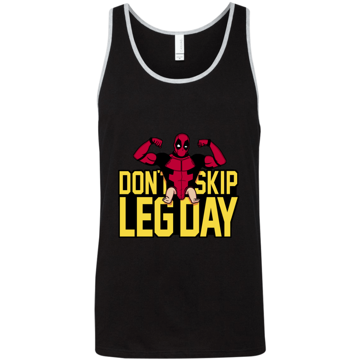 T-Shirts Black/Athletic Heather / X-Small Dont Skip Leg Day Unisex Premium Tank Top