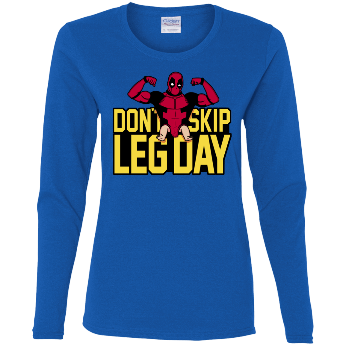 T-Shirts Royal / S Dont Skip Leg Day Women's Long Sleeve T-Shirt