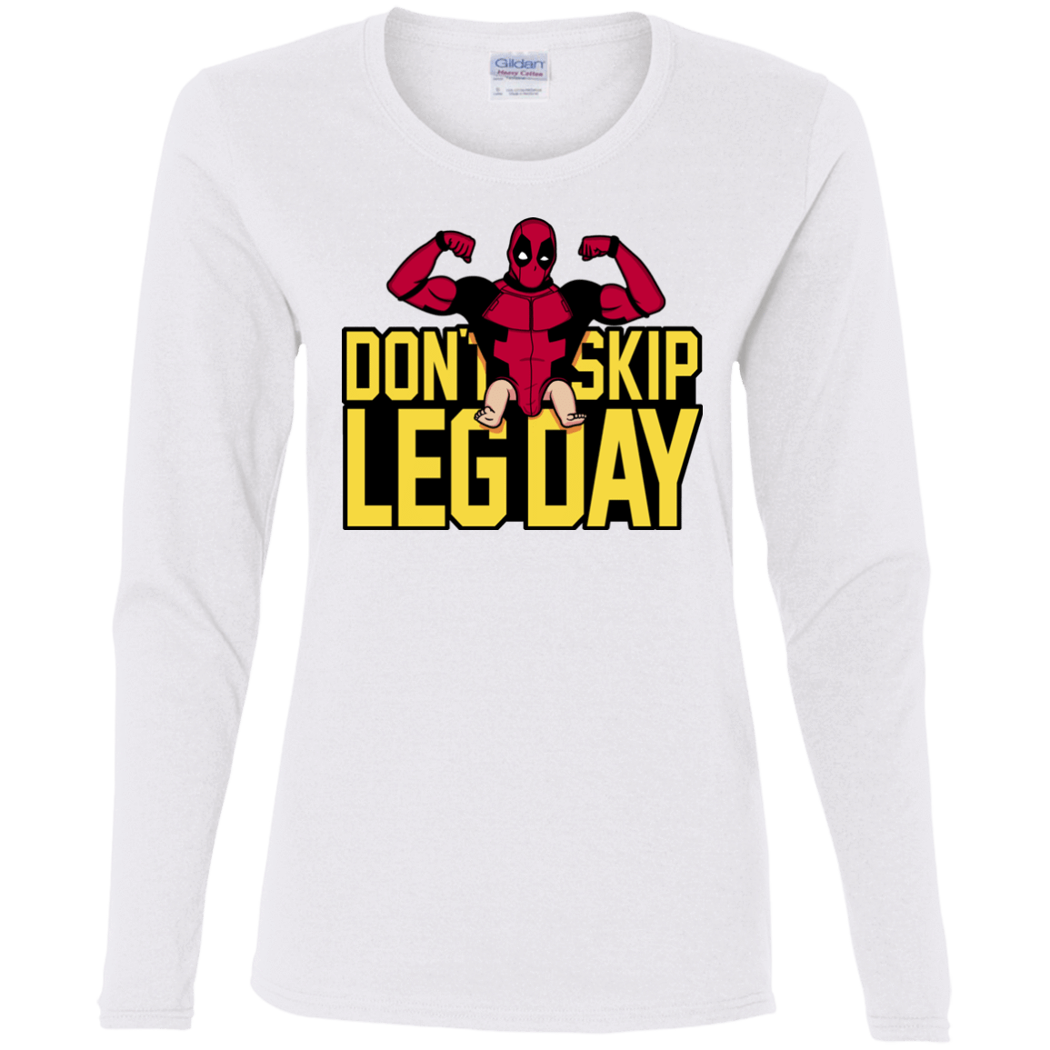 T-Shirts White / S Dont Skip Leg Day Women's Long Sleeve T-Shirt