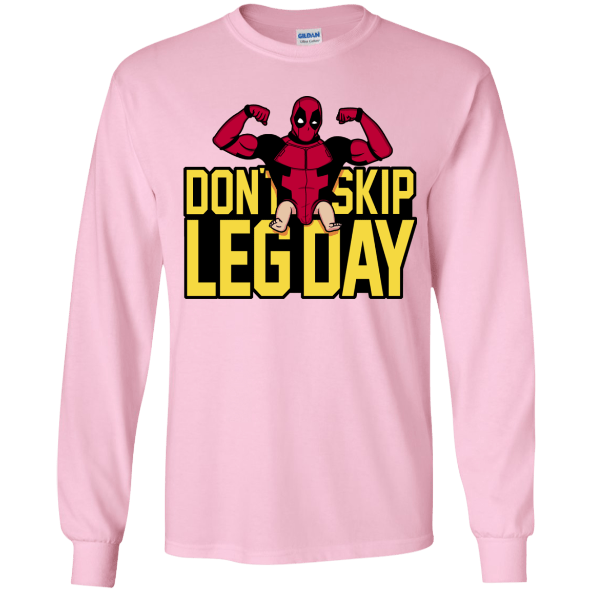 T-Shirts Light Pink / YS Dont Skip Leg Day Youth Long Sleeve T-Shirt