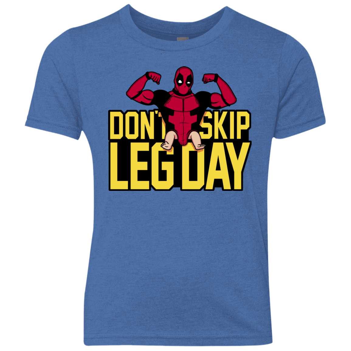 T-Shirts Vintage Royal / YXS Dont Skip Leg Day Youth Triblend T-Shirt