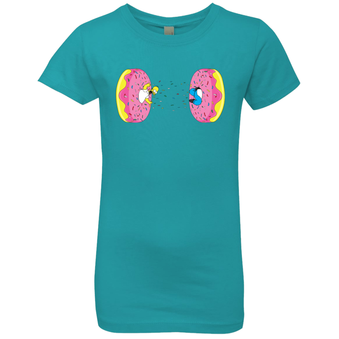 T-Shirts Tahiti Blue / YXS Donut Portal Girls Premium T-Shirt