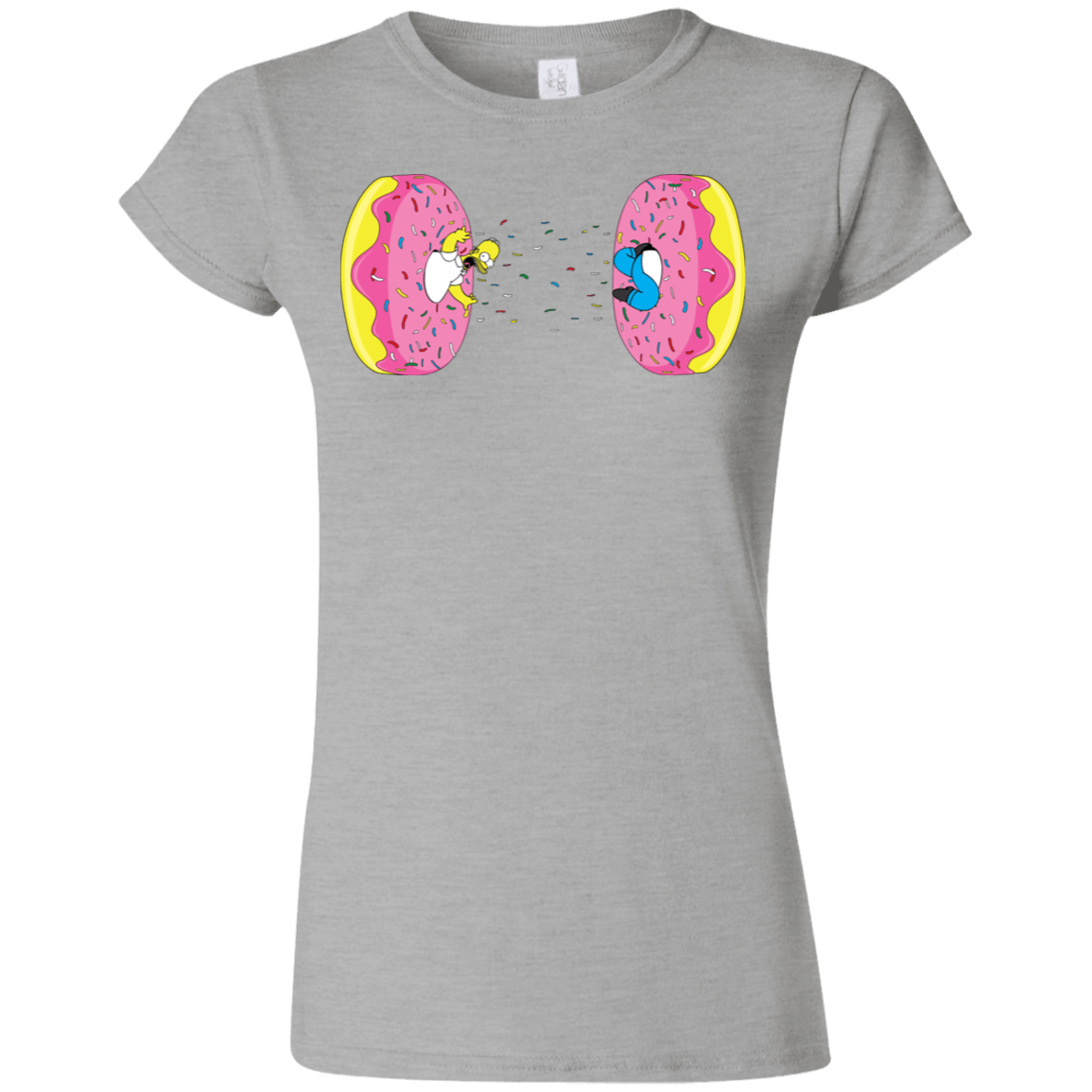 T-Shirts Sport Grey / S Donut Portal Junior Slimmer-Fit T-Shirt