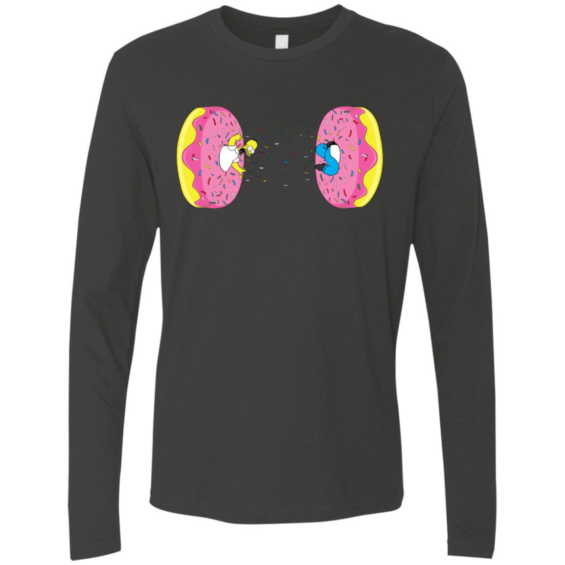 T-Shirts Heavy Metal / S Donut Portal Men's Premium Long Sleeve