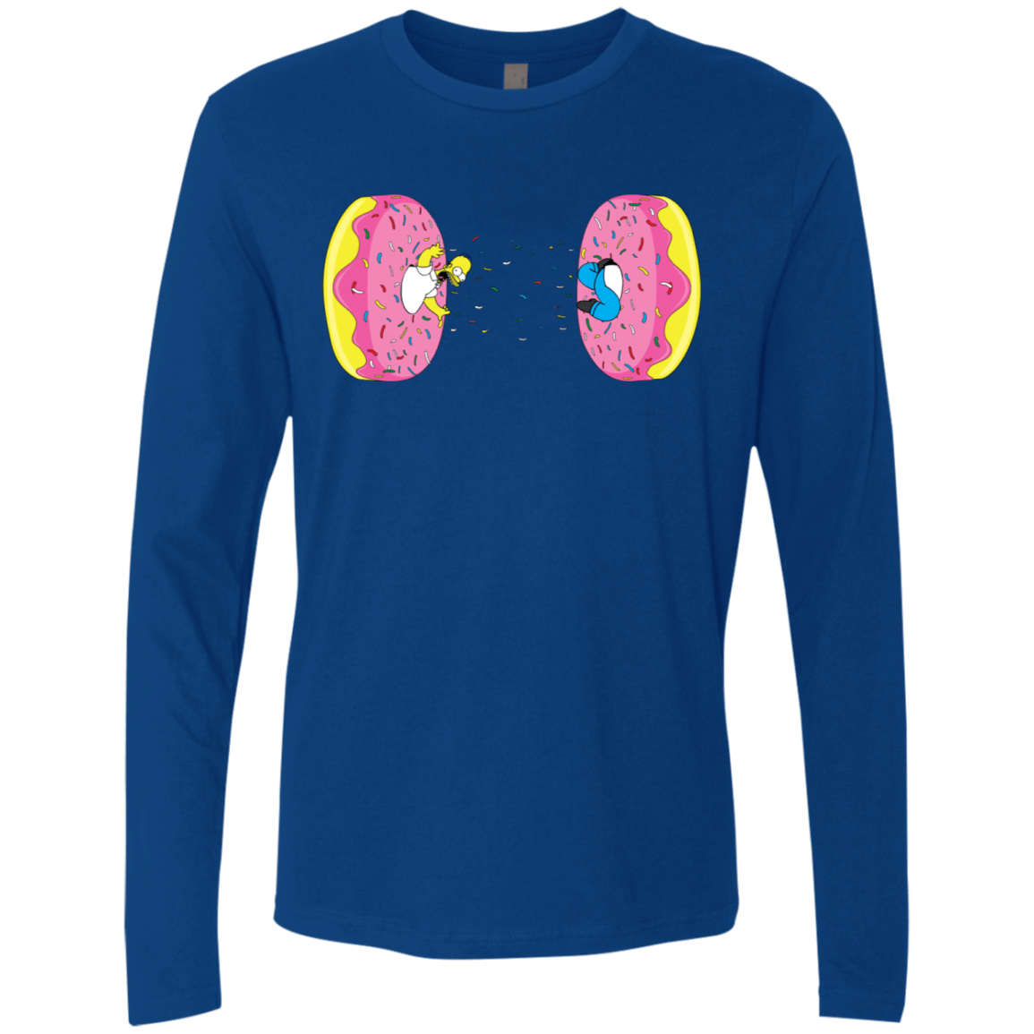 T-Shirts Royal / S Donut Portal Men's Premium Long Sleeve