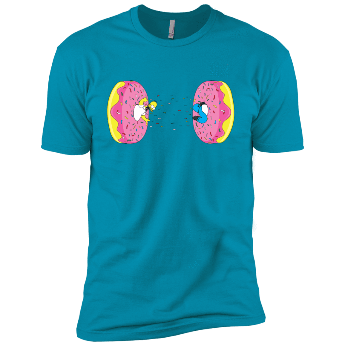 T-Shirts Turquoise / X-Small Donut Portal Men's Premium T-Shirt