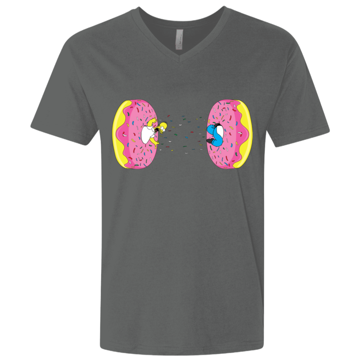 T-Shirts Heavy Metal / X-Small Donut Portal Men's Premium V-Neck