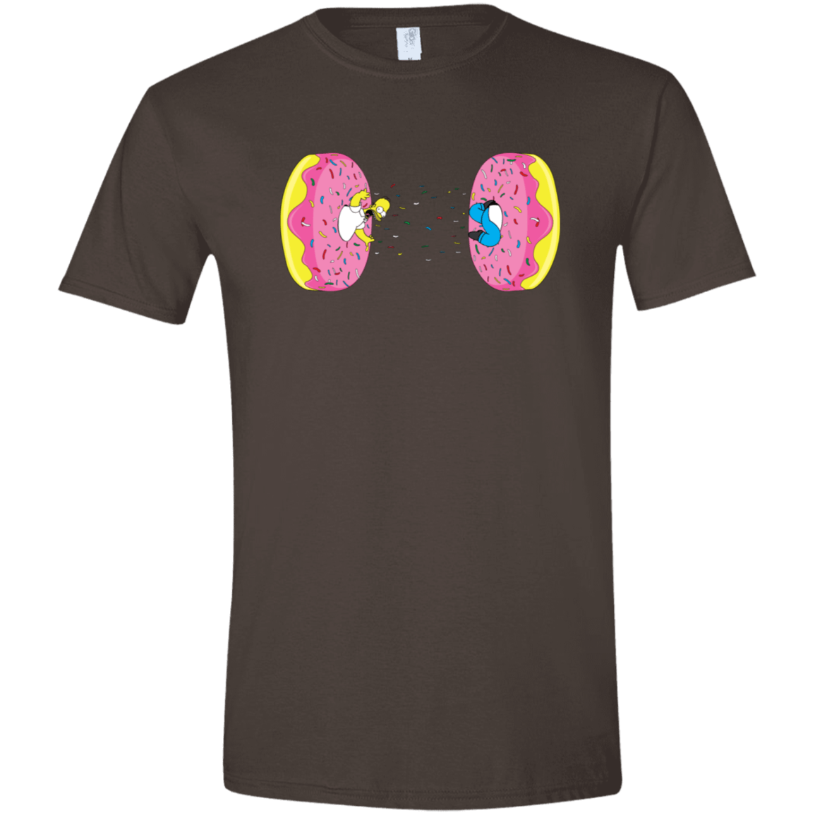 T-Shirts Dark Chocolate / S Donut Portal Men's Semi-Fitted Softstyle