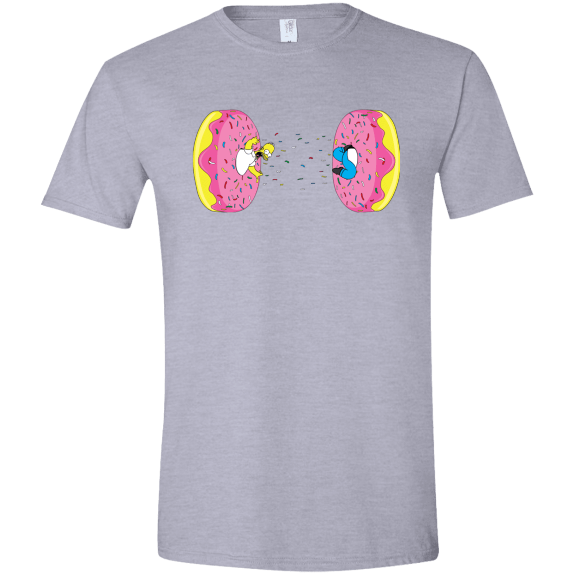 T-Shirts Sport Grey / X-Small Donut Portal Men's Semi-Fitted Softstyle