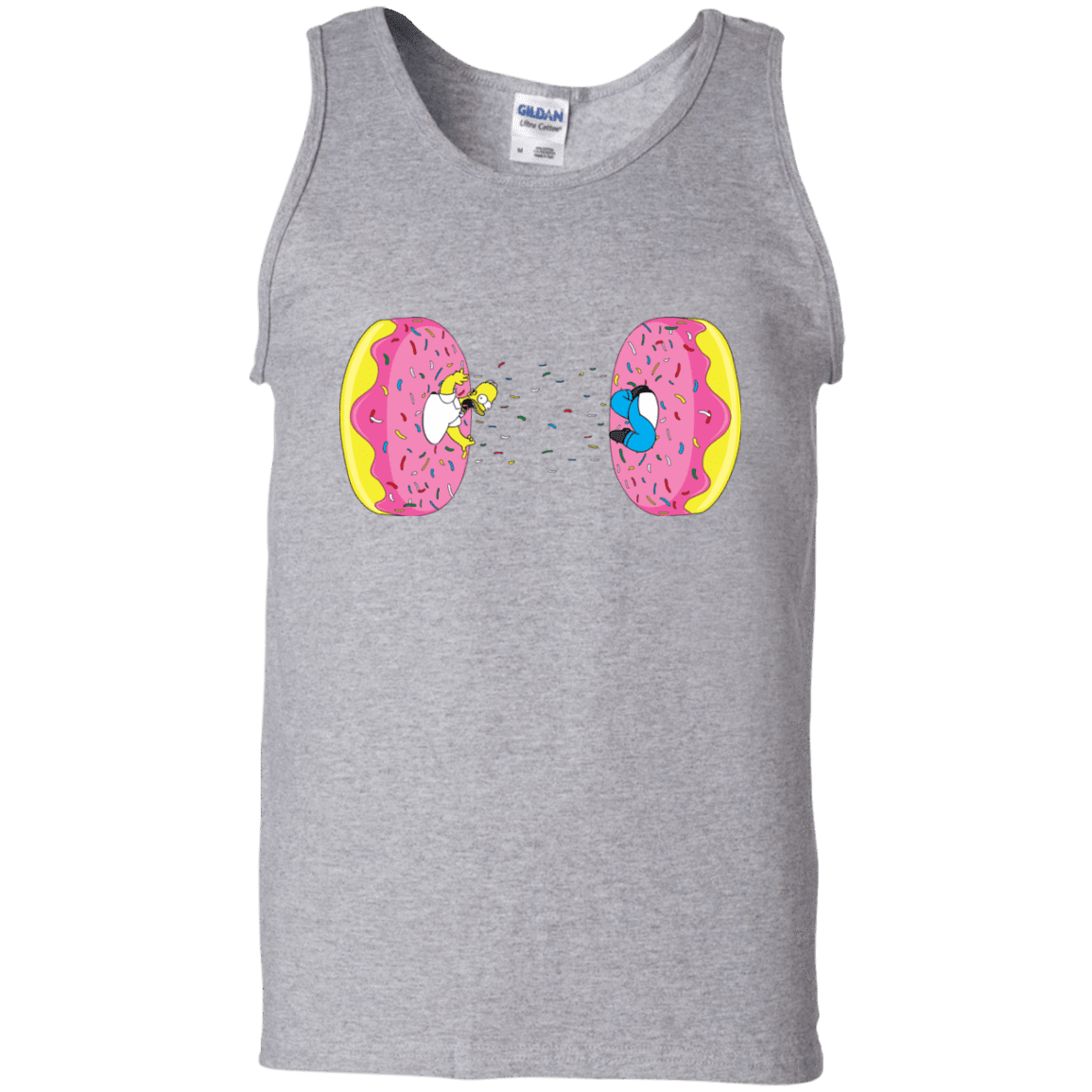 T-Shirts Sport Grey / S Donut Portal Men's Tank Top