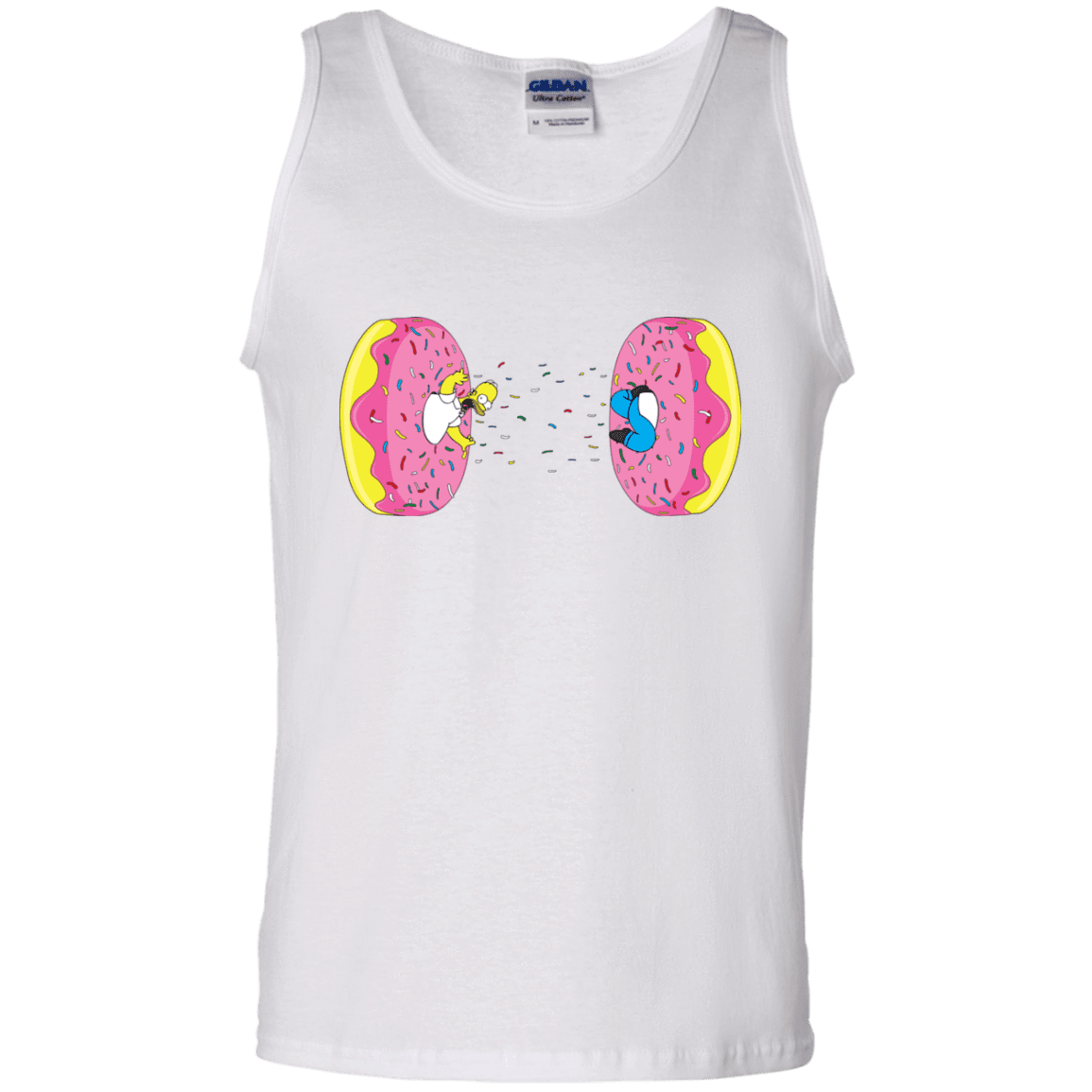 T-Shirts White / S Donut Portal Men's Tank Top