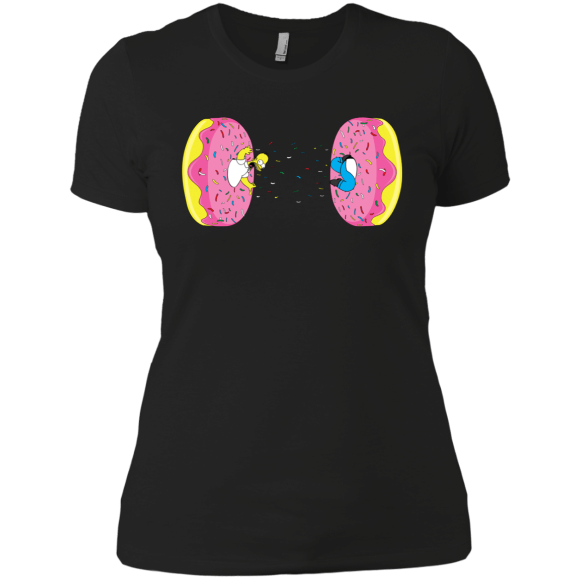 T-Shirts Black / X-Small Donut Portal Women's Premium T-Shirt