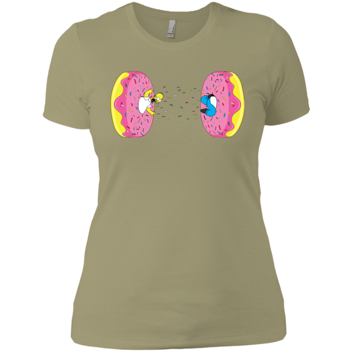 T-Shirts Light Olive / X-Small Donut Portal Women's Premium T-Shirt