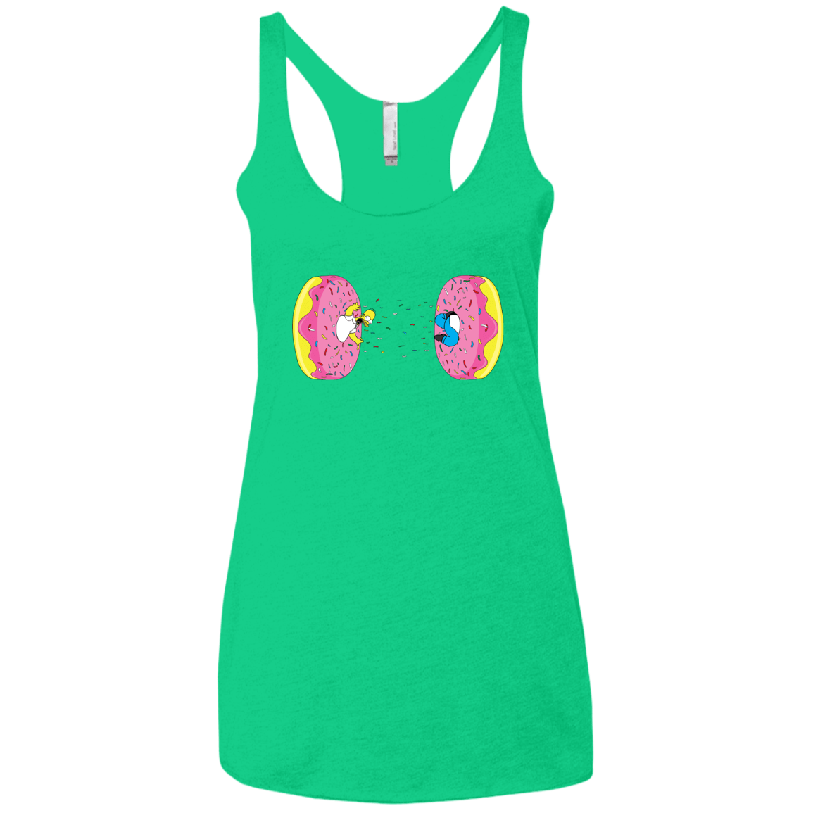 T-Shirts Envy / X-Small Donut Portal Women's Triblend Racerback Tank