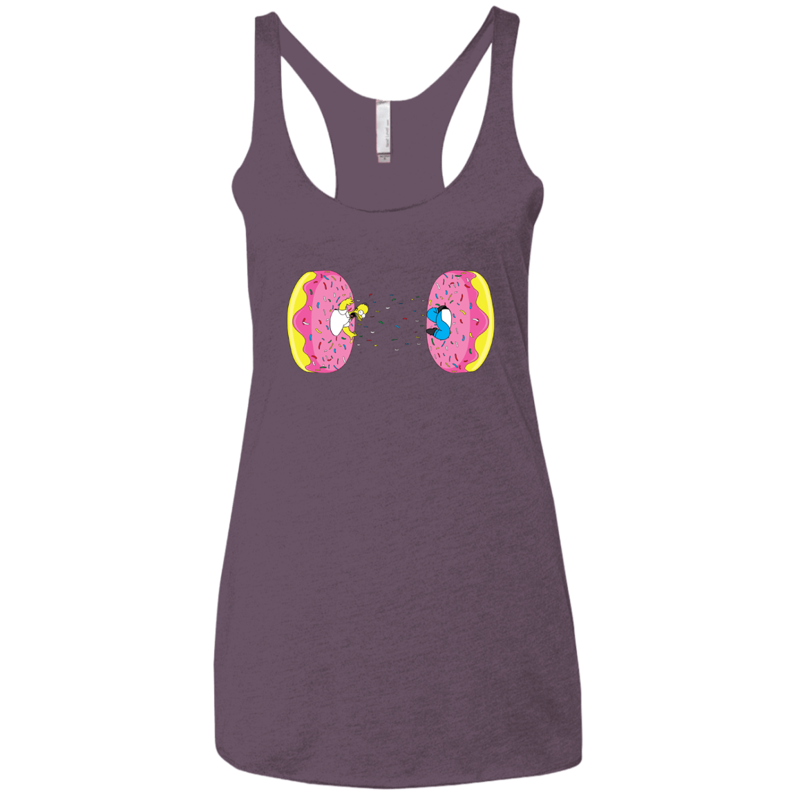T-Shirts Vintage Purple / X-Small Donut Portal Women's Triblend Racerback Tank