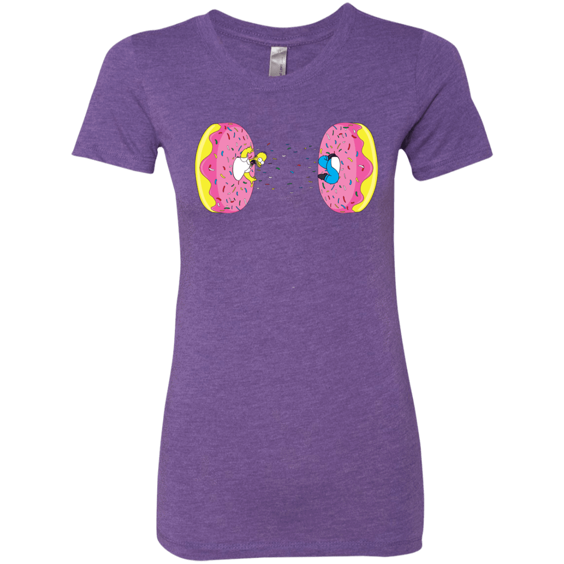 T-Shirts Purple Rush / S Donut Portal Women's Triblend T-Shirt