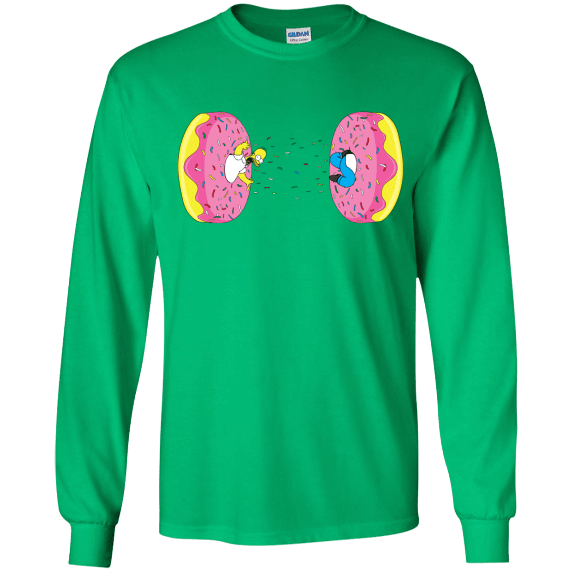 T-Shirts Irish Green / YS Donut Portal Youth Long Sleeve T-Shirt