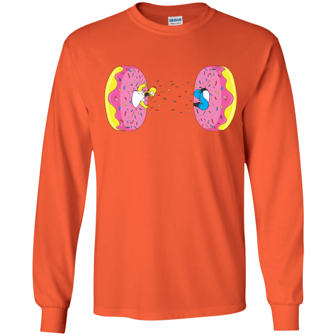 T-Shirts Orange / YS Donut Portal Youth Long Sleeve T-Shirt