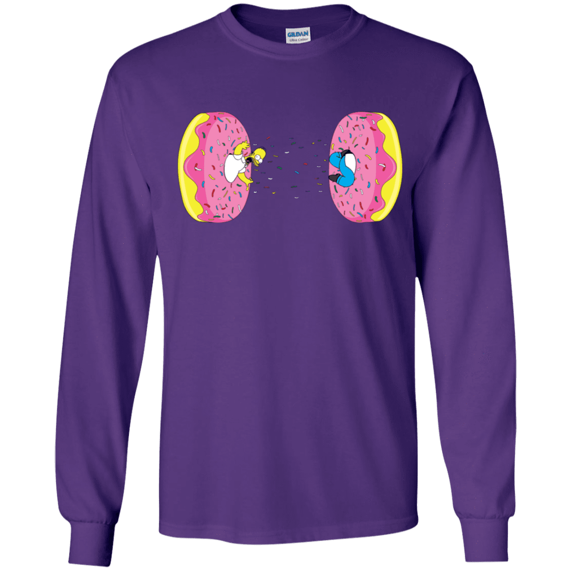 T-Shirts Purple / YS Donut Portal Youth Long Sleeve T-Shirt