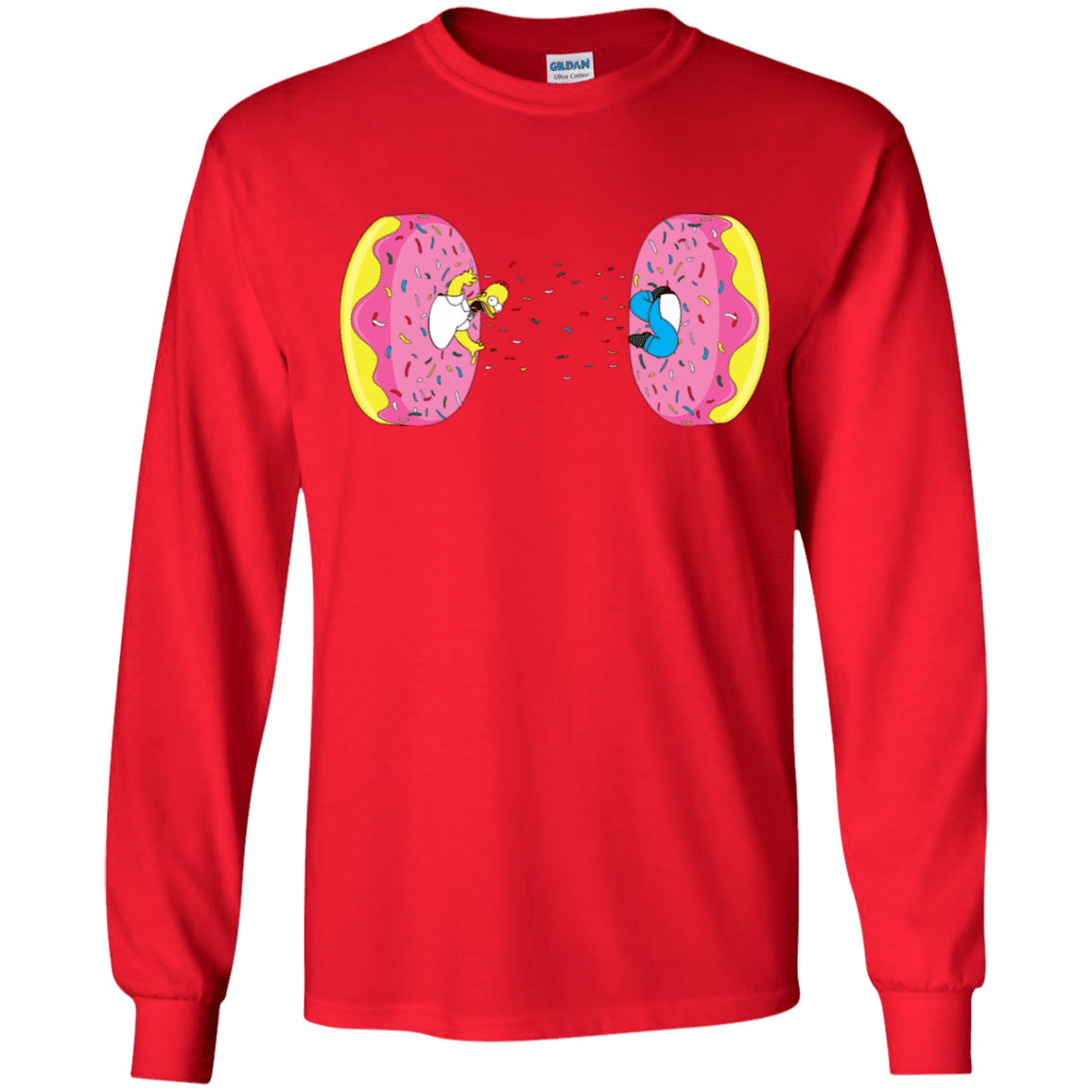 T-Shirts Red / YS Donut Portal Youth Long Sleeve T-Shirt