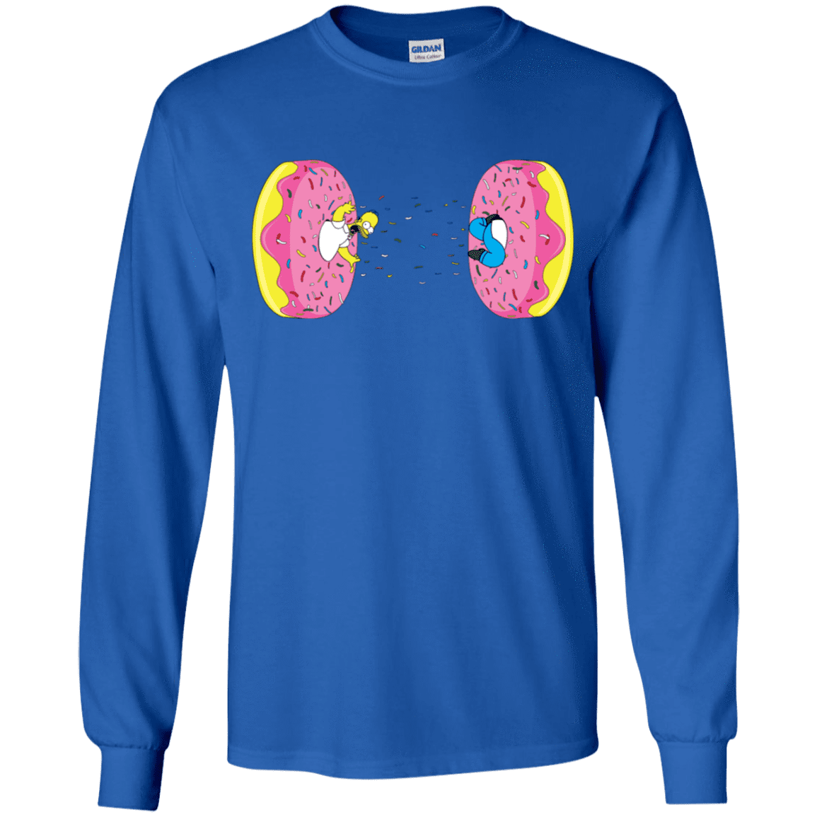 T-Shirts Royal / YS Donut Portal Youth Long Sleeve T-Shirt