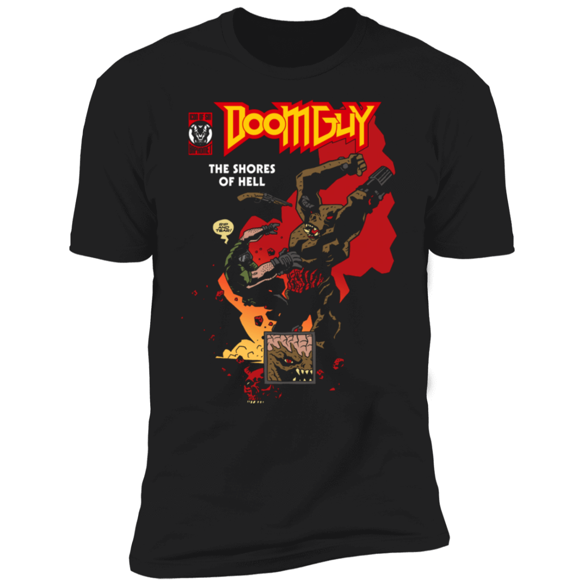 T-Shirts Black / X-Small Doom Guy Men's Premium T-Shirt