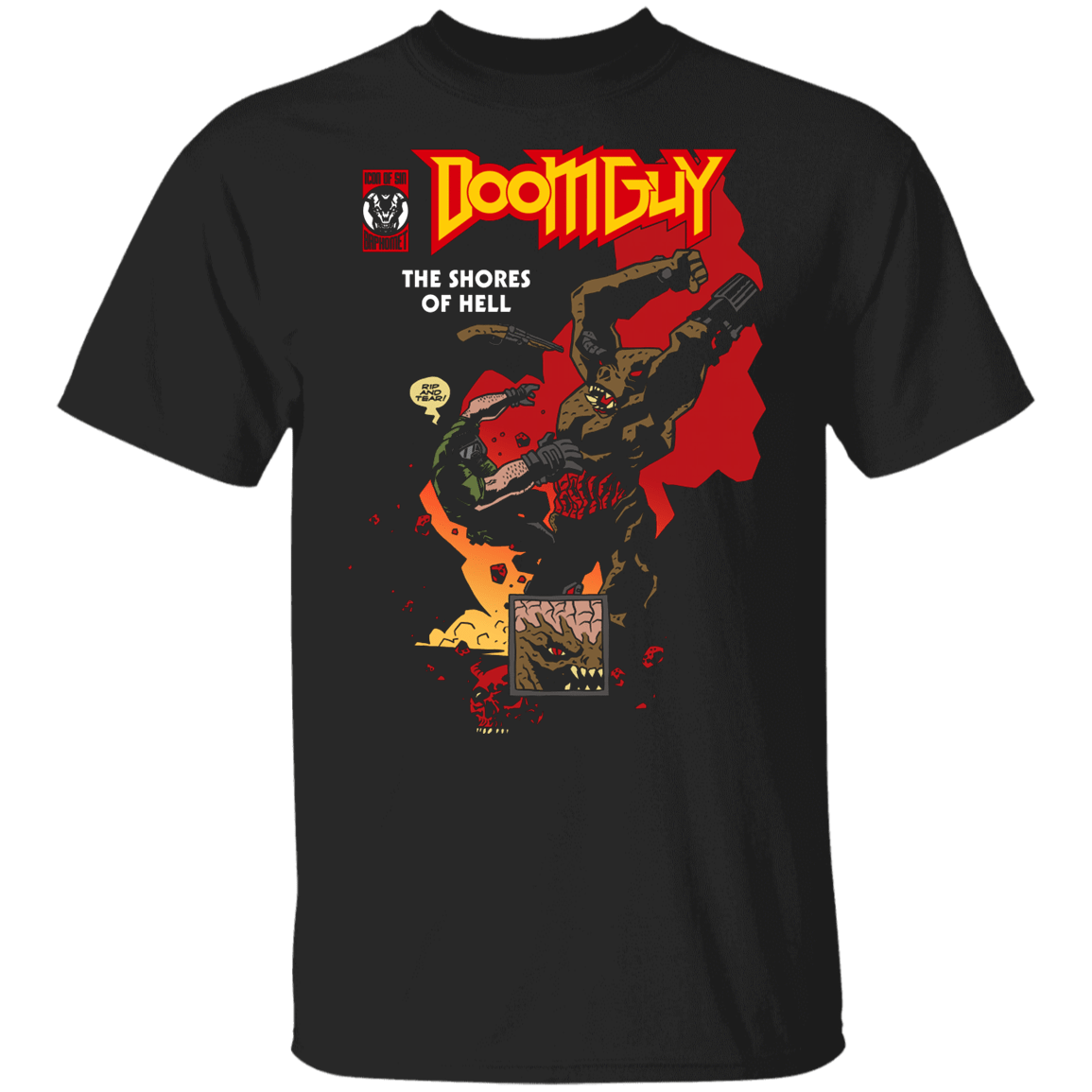T-Shirts Black / YXS Doom Guy Youth T-Shirt