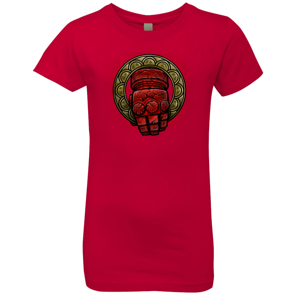 T-Shirts Red / YXS Doom Hand of the King Girls Premium T-Shirt