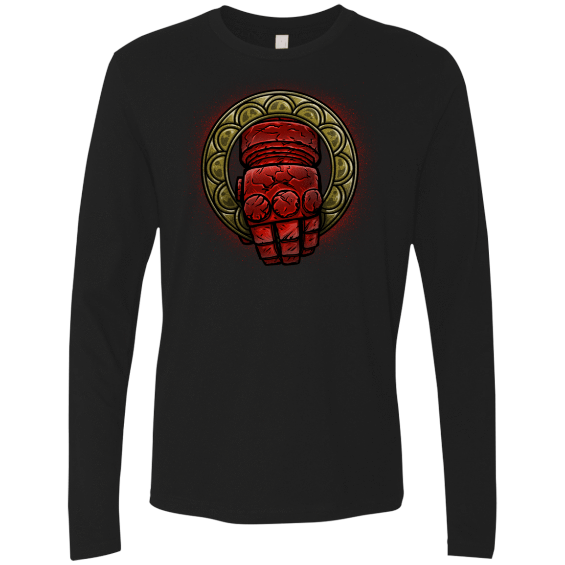 T-Shirts Black / Small Doom Hand of the King Men's Premium Long Sleeve