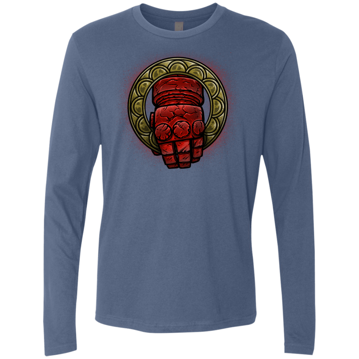 T-Shirts Indigo / Small Doom Hand of the King Men's Premium Long Sleeve
