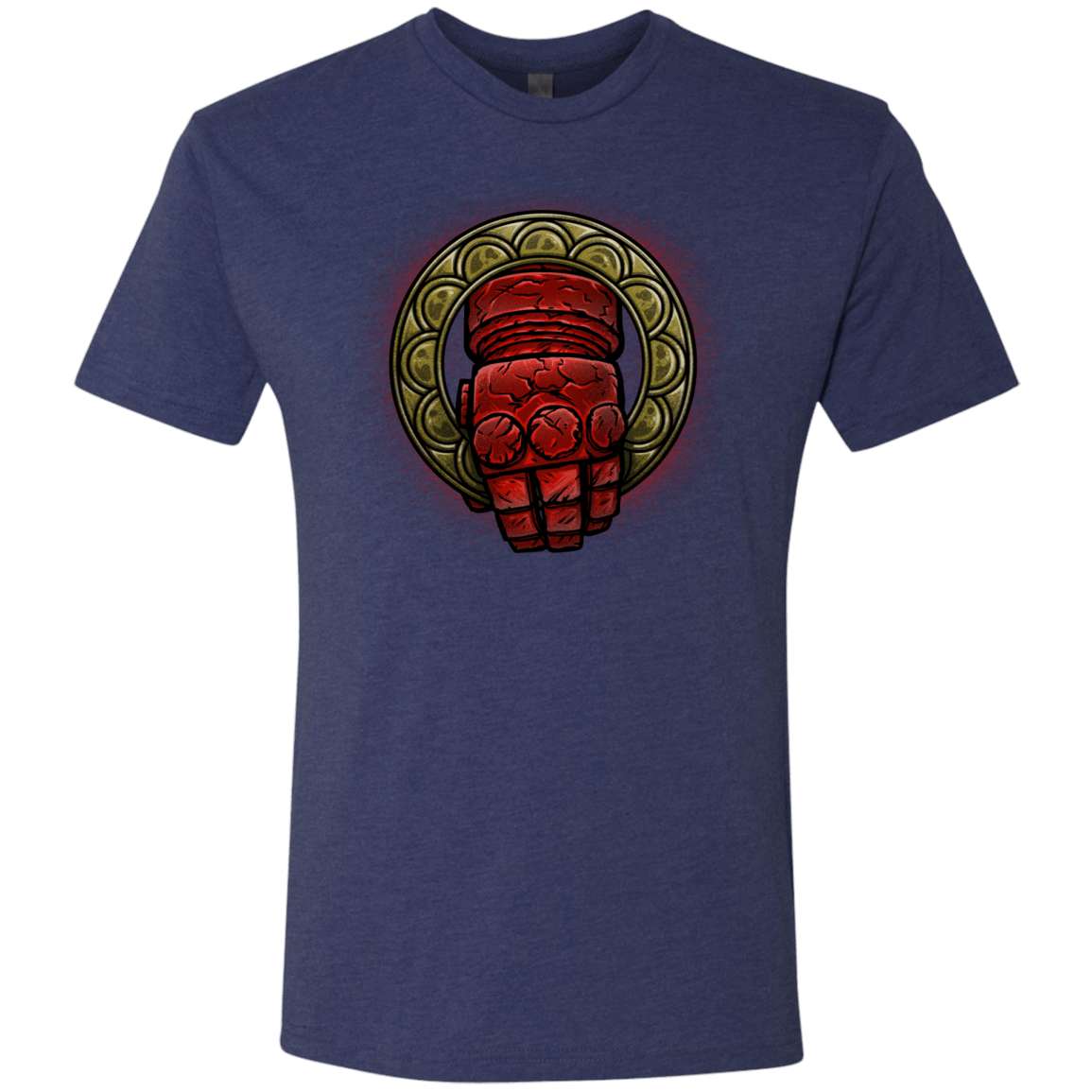 T-Shirts Vintage Navy / Small Doom Hand of the King Men's Triblend T-Shirt